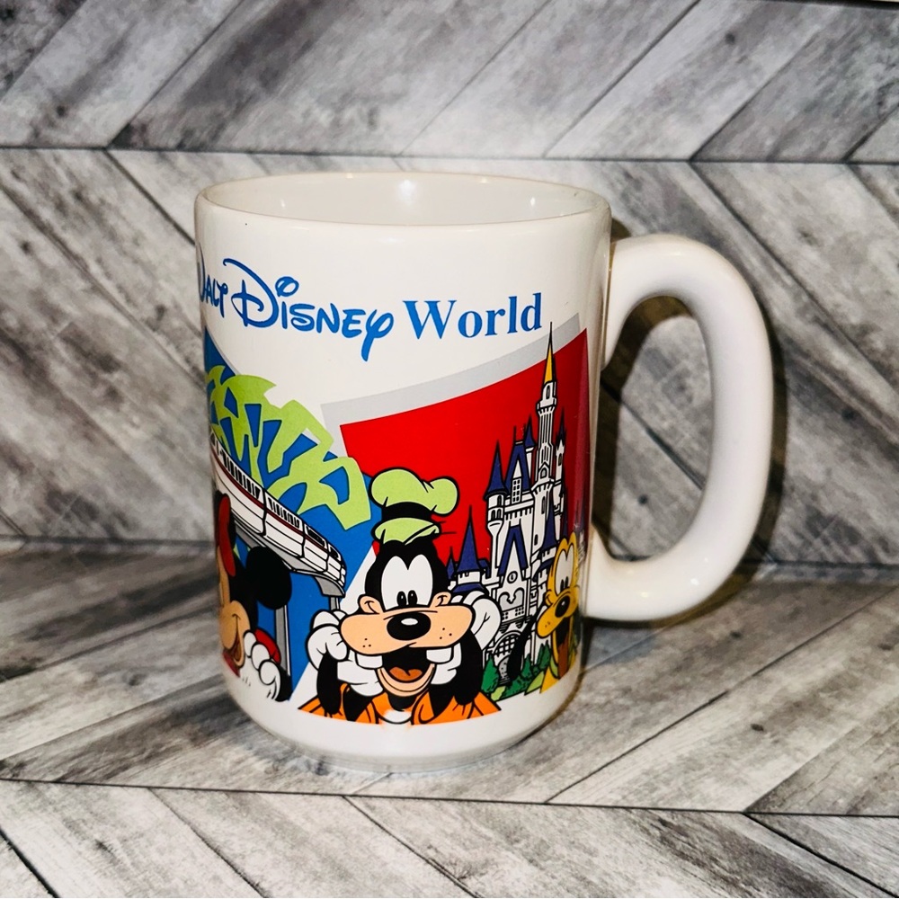 Vintage Walt Disney World Lg Grandma Mug Four Parks One World - Thailand